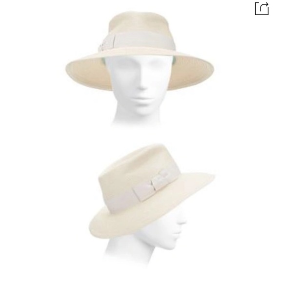 Phoenix Fedora Hat in Cream - Picture 3 of 9